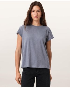 AllSaints Anna Crew Neck Short Sleeve T-Shirt - Blue