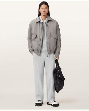 AllSaints Milo Straight Fit Joggers - Grey