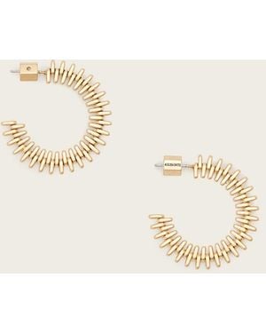 AllSaints Yuna Hoop Earrings - Natural