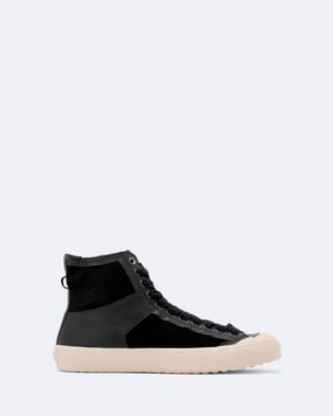 AllSaints Numont Vulcanised High-Top Sneakers - White