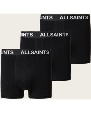 AllSaints 3-Pack Boxer Set - Black