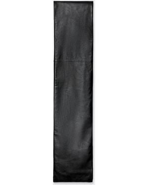 AllSaints Padded Leather Scarf - Black