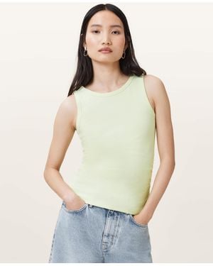 AllSaints Katarina Boat Neck Slim Fit Tank Top - Green