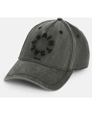 AllSaints Tierra Embroidered Logo Baseball Cap - Grey