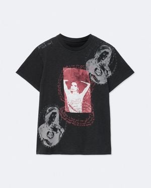 AllSaints Dreams Relaxed-Fit Graphic T-Shirt - Black