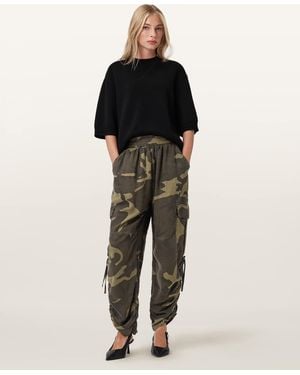 AllSaints Kaye Tencel Trousers - Black