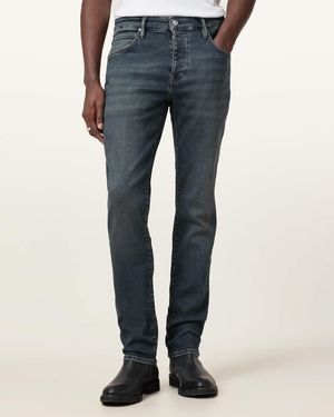 AllSaints Sid Skinny Fit Denim Jeans - Blue