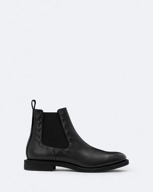 AllSaints Cliff Leather Chelsea Boots - Black