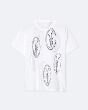 AllSaints Stamped Regular-Fit Graphic T-Shirt - White