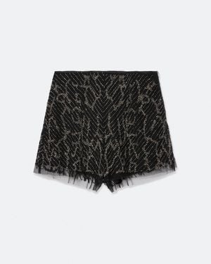 AllSaints Minty Embellished Shorts - Black