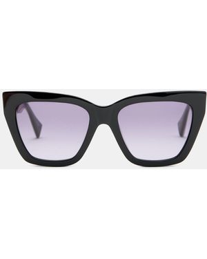 AllSaints Minerva Cat Eye Sunglasses,, Gloss - Multicolour