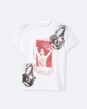 AllSaints Dreams Relaxed-Fit Graphic T-Shirt - White