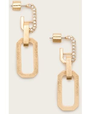 AllSaints Hattie Drop Earrings - Natural
