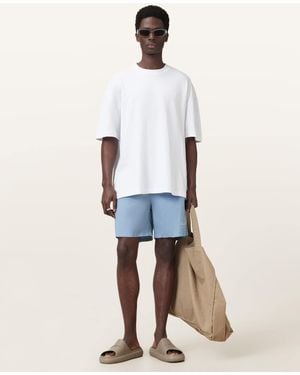 AllSaints Underground Swim Shorts - White