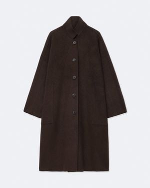 AllSaints Effie Wool-Blend Cocoon Coat - Brown
