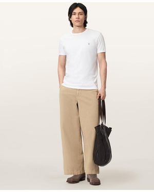 AllSaints Jackson Wide Leg Trousers - White