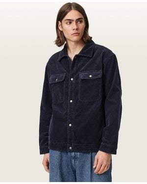 AllSaints Castleford Corduroy Overshirt - Blue