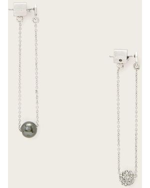 AllSaints Ellie Loop Earrings - Natural