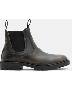 AllSaints Toby Leather Chelsea Boots - Black