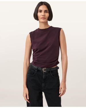AllSaints West Sleeveless Tank Top - Purple