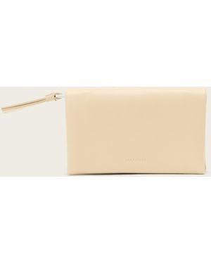 AllSaints Harluna Leather Wallet - Natural