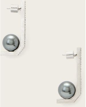 AllSaints Ellie Drop Earrings - Natural