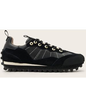 AllSaints Nevis Suede Trainers - Black