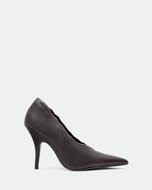 AllSaints Vera Court Stiletto Heels - White