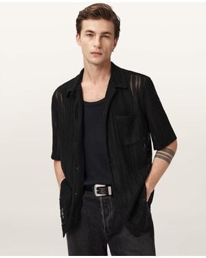 AllSaints Sylvan Short Sleeve Shirt - Black