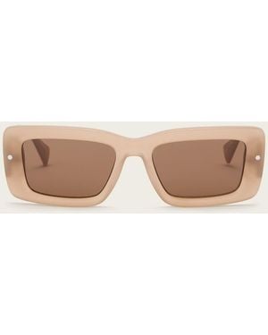 AllSaints Cordie Rectangular Shaped Sunglasses - Natural