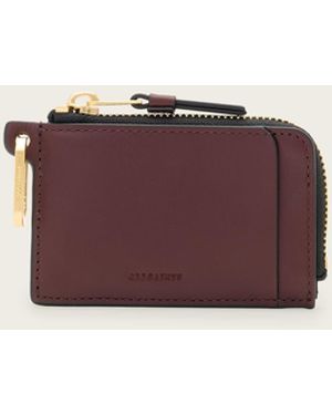 AllSaints Detachable Ring Leather Wallet - Brown