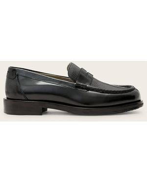 AllSaints Bloom Leather Loafers - White
