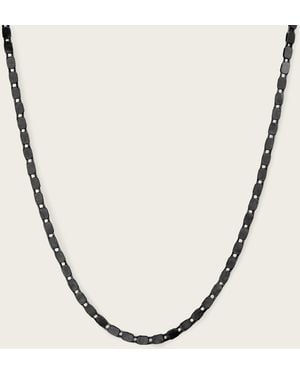 AllSaints Axel Hexagon Chain Necklace - Natural