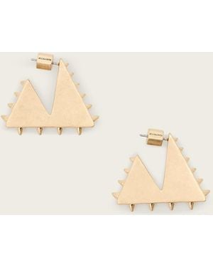 AllSaints Mae Spike Small Earrings - Natural