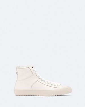 AllSaints Numont Vulcanised High-Top Sneakers - White