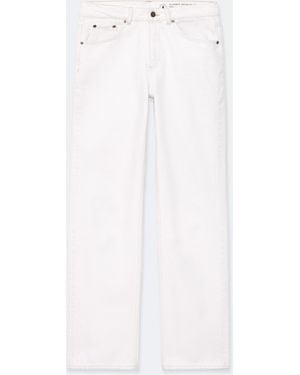 AllSaints Rue High-Rise Bootcut Jeans - White