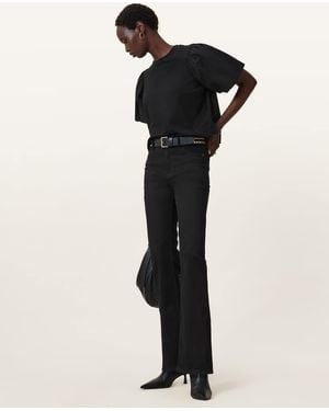 AllSaints Haldan Denim Bootcut Jeans - Black