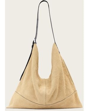 AllSaints Asha Leather Shoulder Bag - Natural