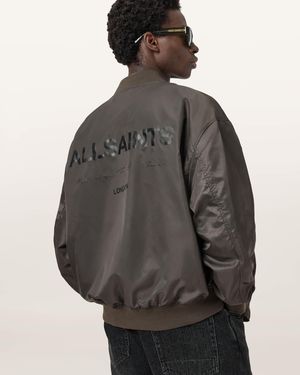 AllSaints Future Bomber Jacket - Gray