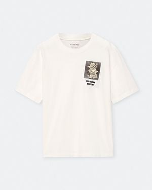 AllSaints Vegas Relaxed Graphic T-Shirt - Natural