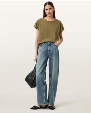 AllSaints Anna Crew Neck Short Sleeve T-Shirt - Blue