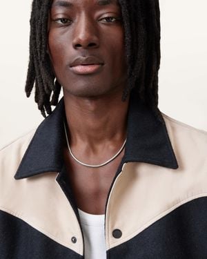 AllSaints Lazlo Snake Chain Necklace - Brown