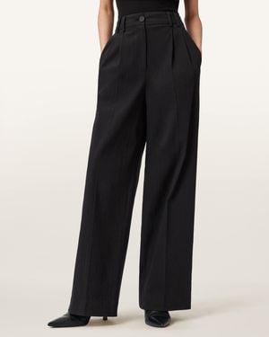 AllSaints Essen Wide Leg Pants - Black