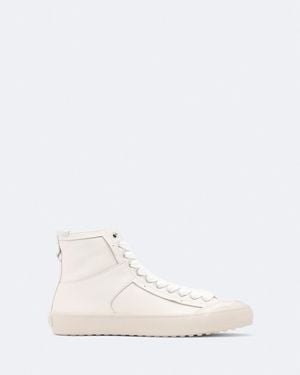 AllSaints Numont Vulcanised High-Top Trainers - White