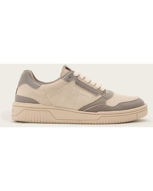 AllSaints Regan Low Top Trainers - Natural