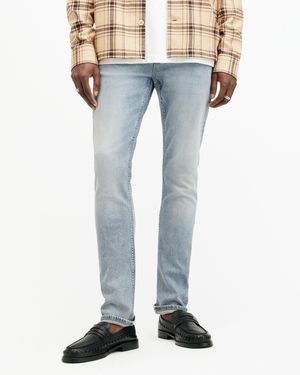 AllSaints Cigarette Skinny Fit Denim Jeans, - Blue
