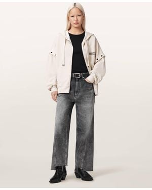 AllSaints Dreamer Amphia Oversized Hoodie - Natural