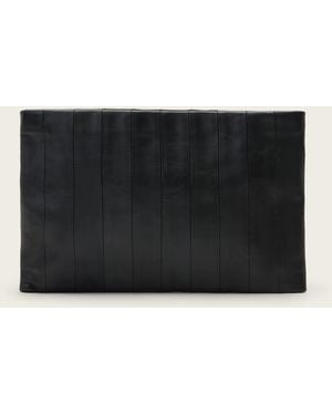 AllSaints Bettina Leather Clutch Bag - Black