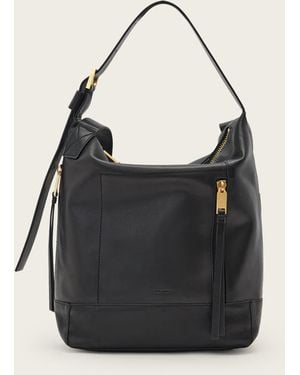 AllSaints Alba Leather Backpack - Black