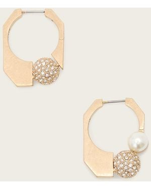 AllSaints Ellie Mix Hoop Earrings - Natural